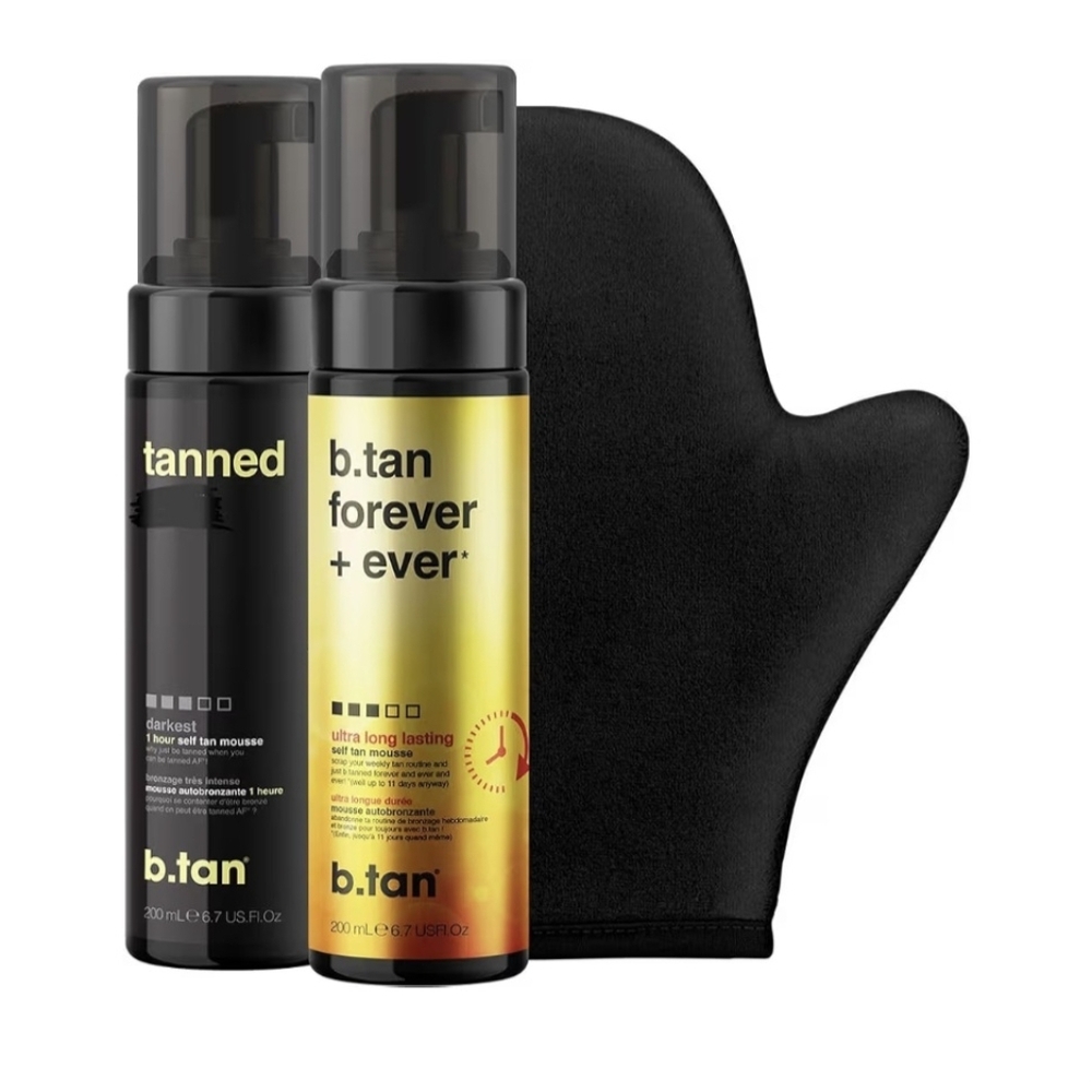 B. Tan Dark & Long Lasting Self Tan Kit , Bestie Bundle